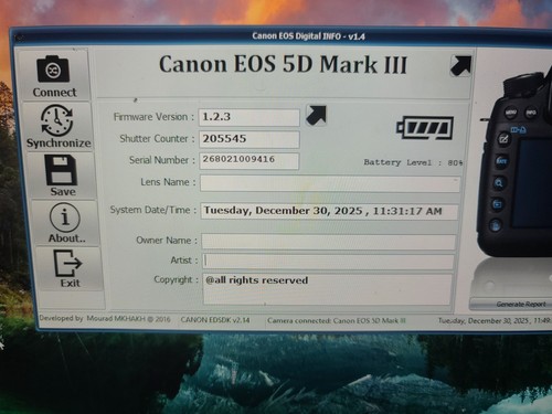 Canon eos mark iii - 5d,